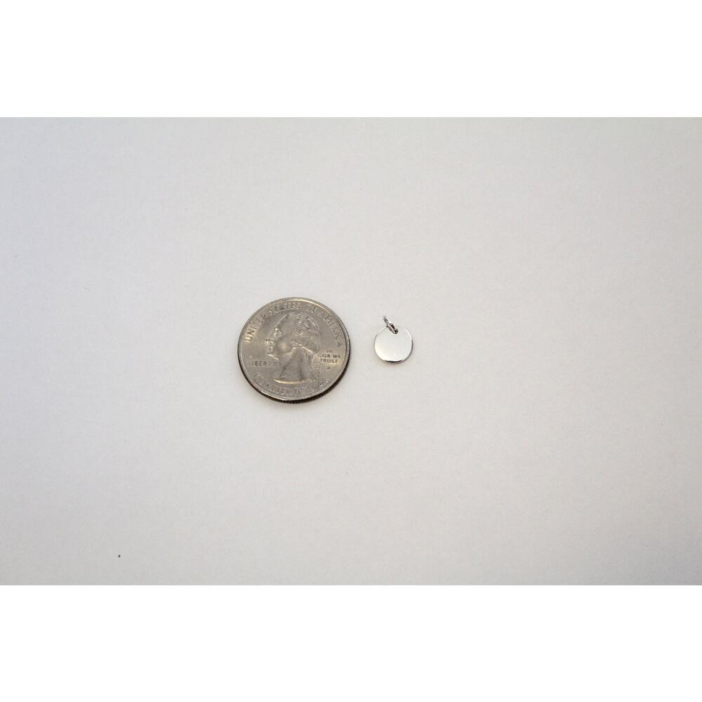 Sterling Silver Tiny Lowercase E Charm Necklace - image 3